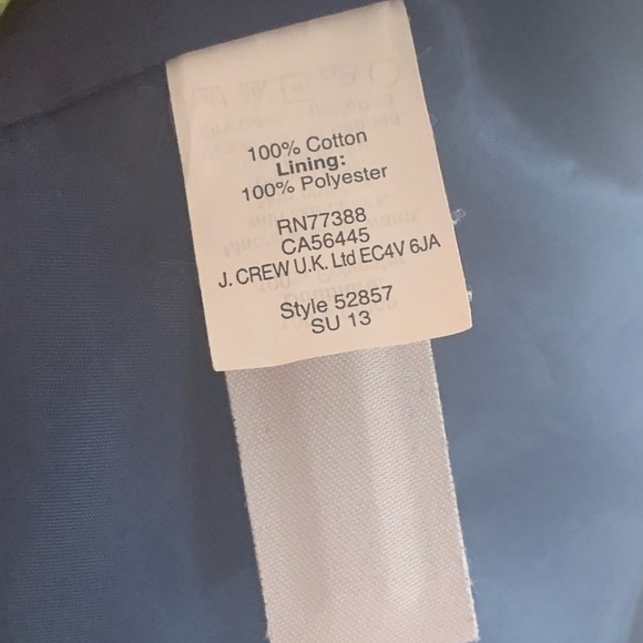 JCREW cotton lined full printed skirt with pockets - Picture 4 of 4